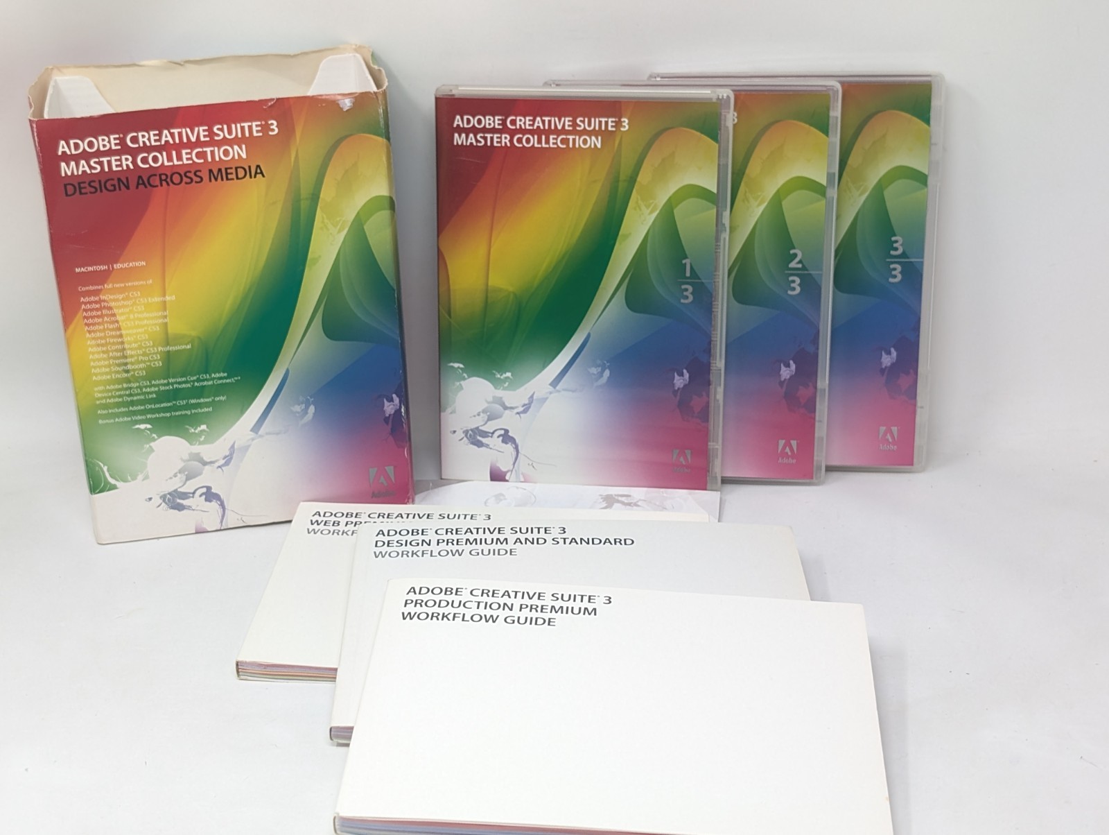 Adobe Creative Suite 3 Master Collection For Mac Education w/ serials