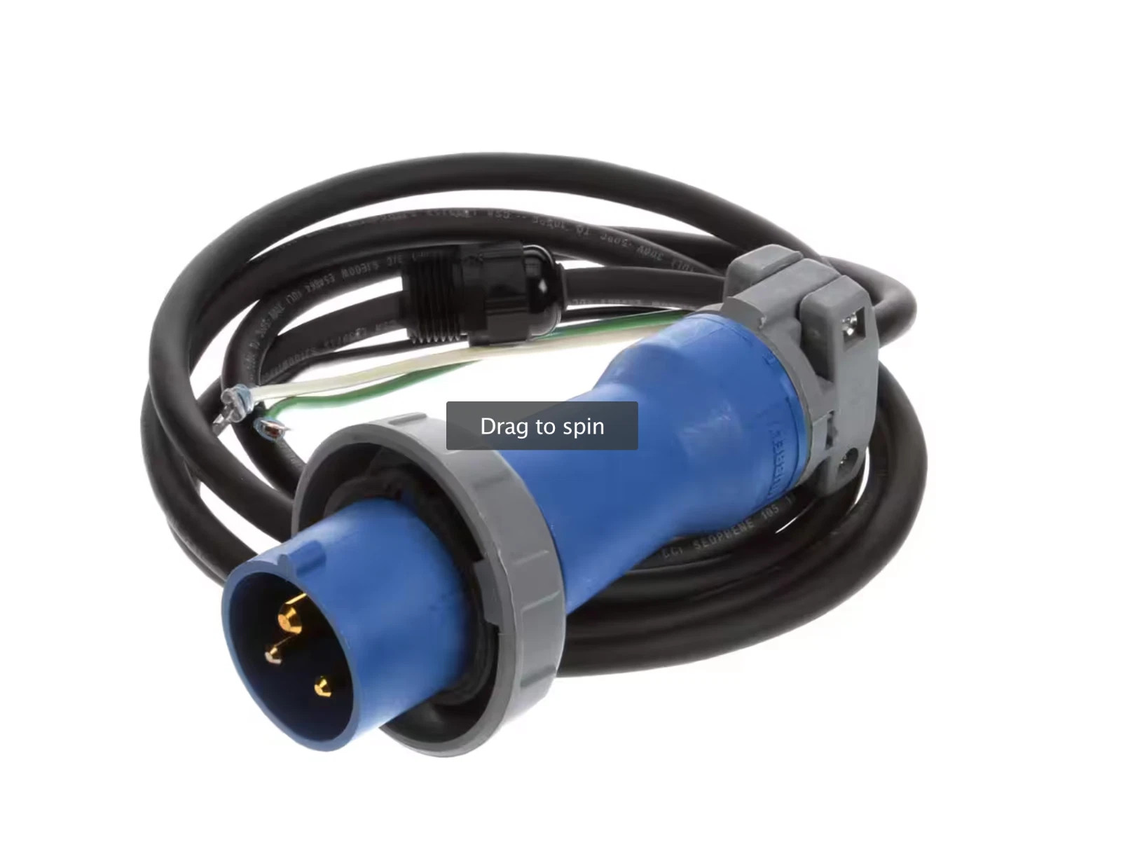Frymaster 8072473 Power Cord and Plug, Pin and Sleeve, 20A, 250VAC