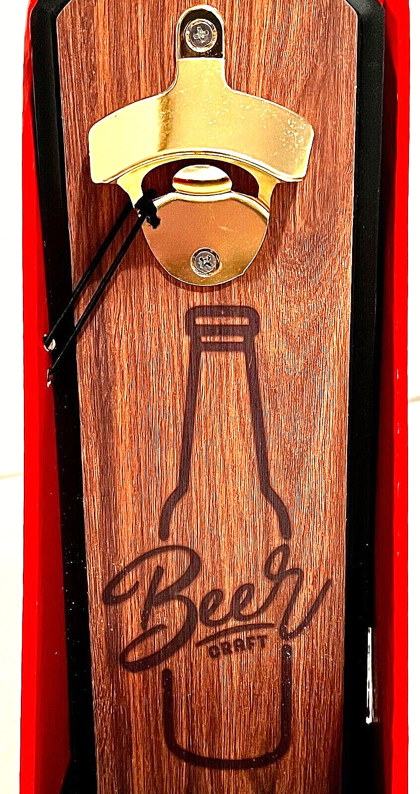 Bottle Opener Wall Mounted Classic Beer Theme Man Cave Decor by Holiday Time NEW