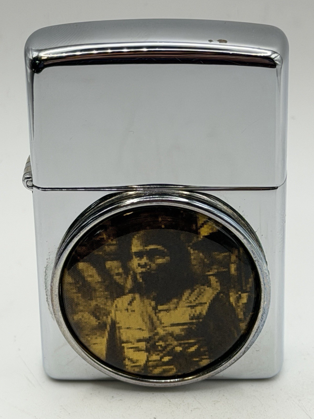 Vintage 1997 Planet Of The Apes Emblem High Polish Chrome Zippo Lighter New