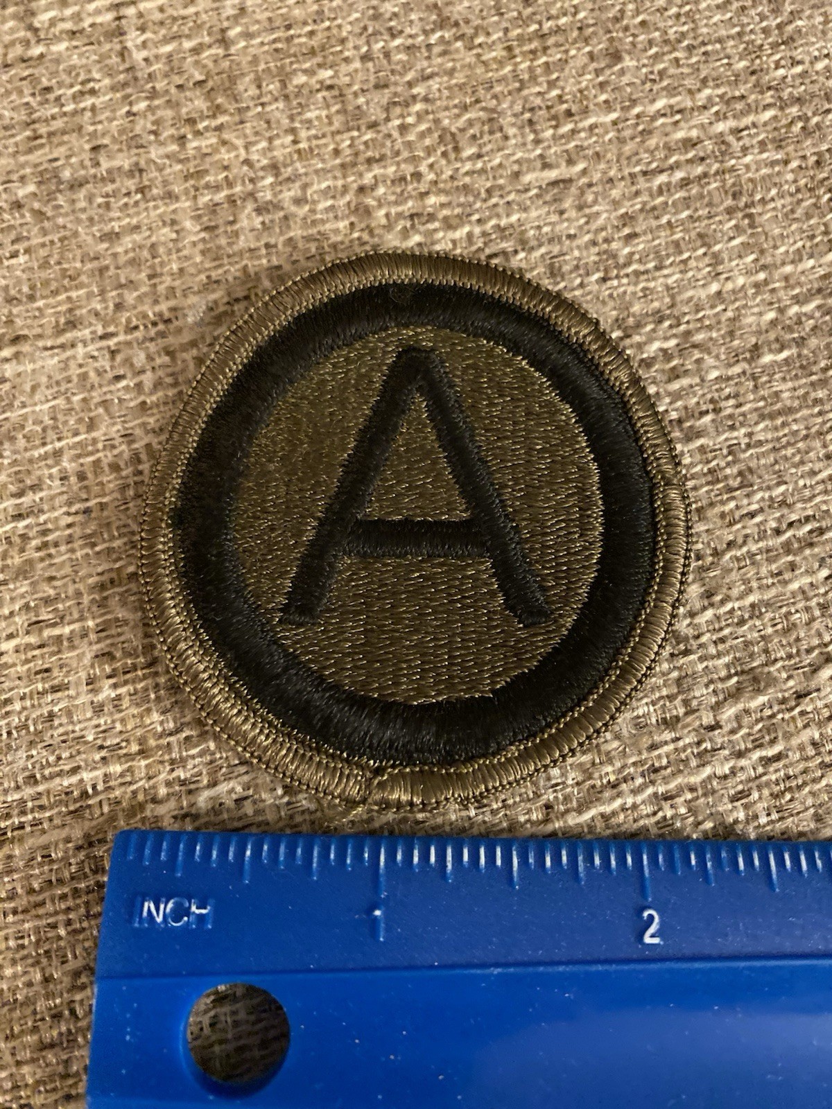 US 3rd Army Subdued Patch INV11816