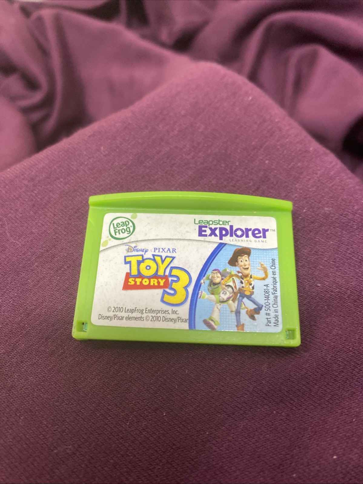 LeapFrog Explorer Learning Game Cartridge / Disney Toy Story 3