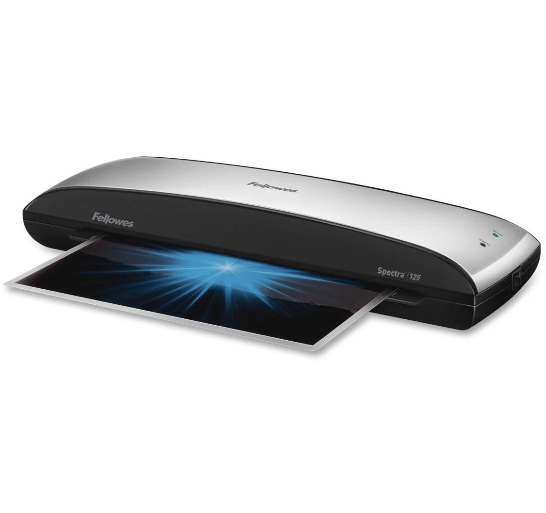 NEW FELLOWES 5739701 SPECTRA 125 LAMINATOR 120V AUTO SHUT OFF JAM FREE 12.5”
