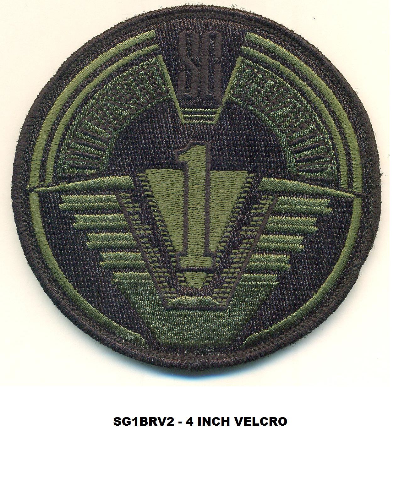 Stargate SG-1 Olive Green Vel-Kro Patch  - SG1brv2
