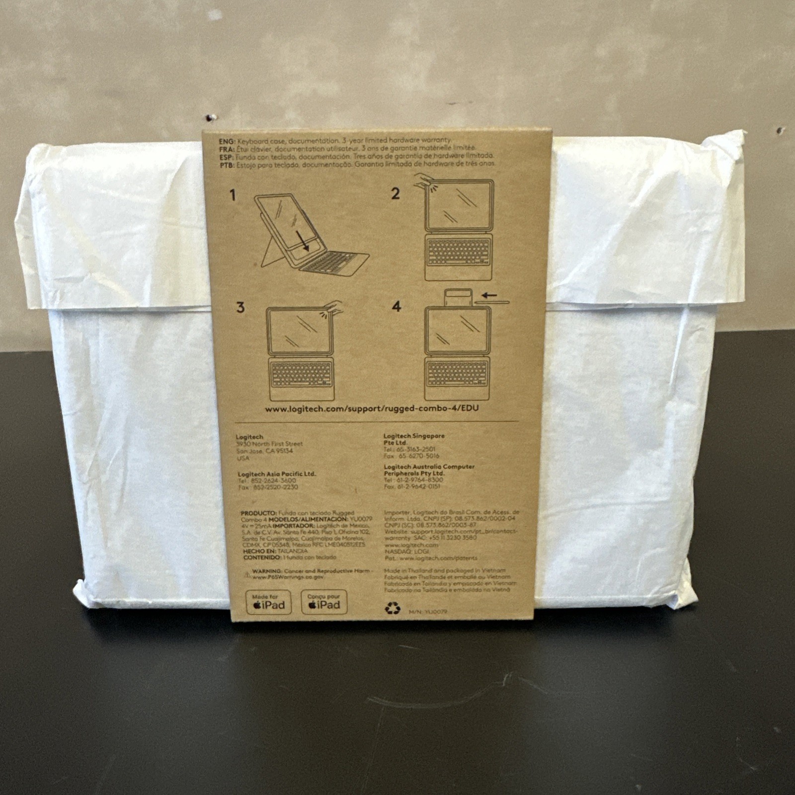 Logitech Rugged Combo 4 Keyboard Case for iPad 10th Gen
