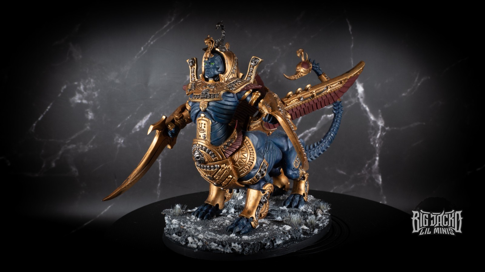 Tomb Kings Necrosphinx Tabletop Ready Warhammer Old World Monster Centerpiece