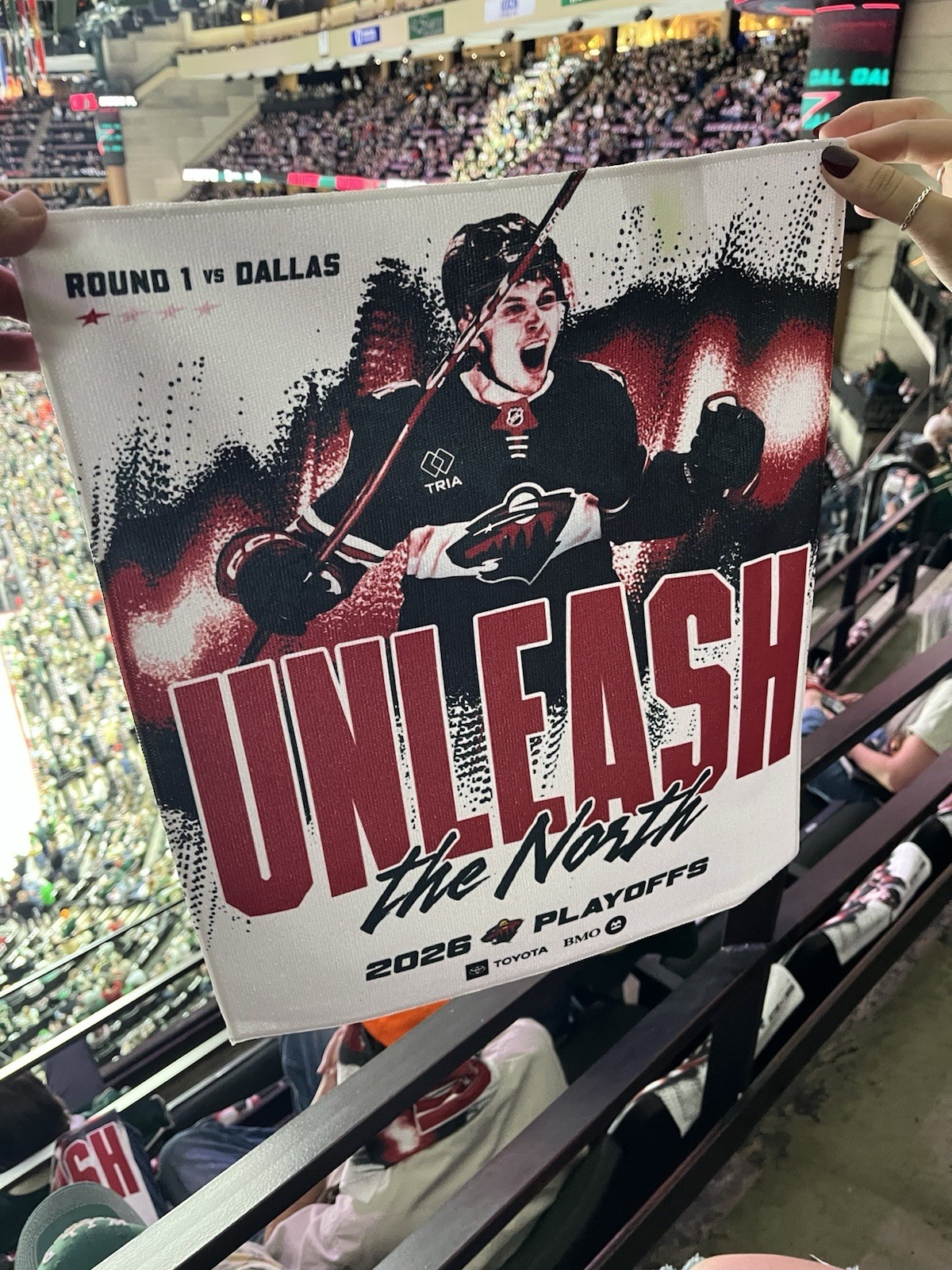 Minnesota Wild 2026 Playoff Towel 2026 April 22nd