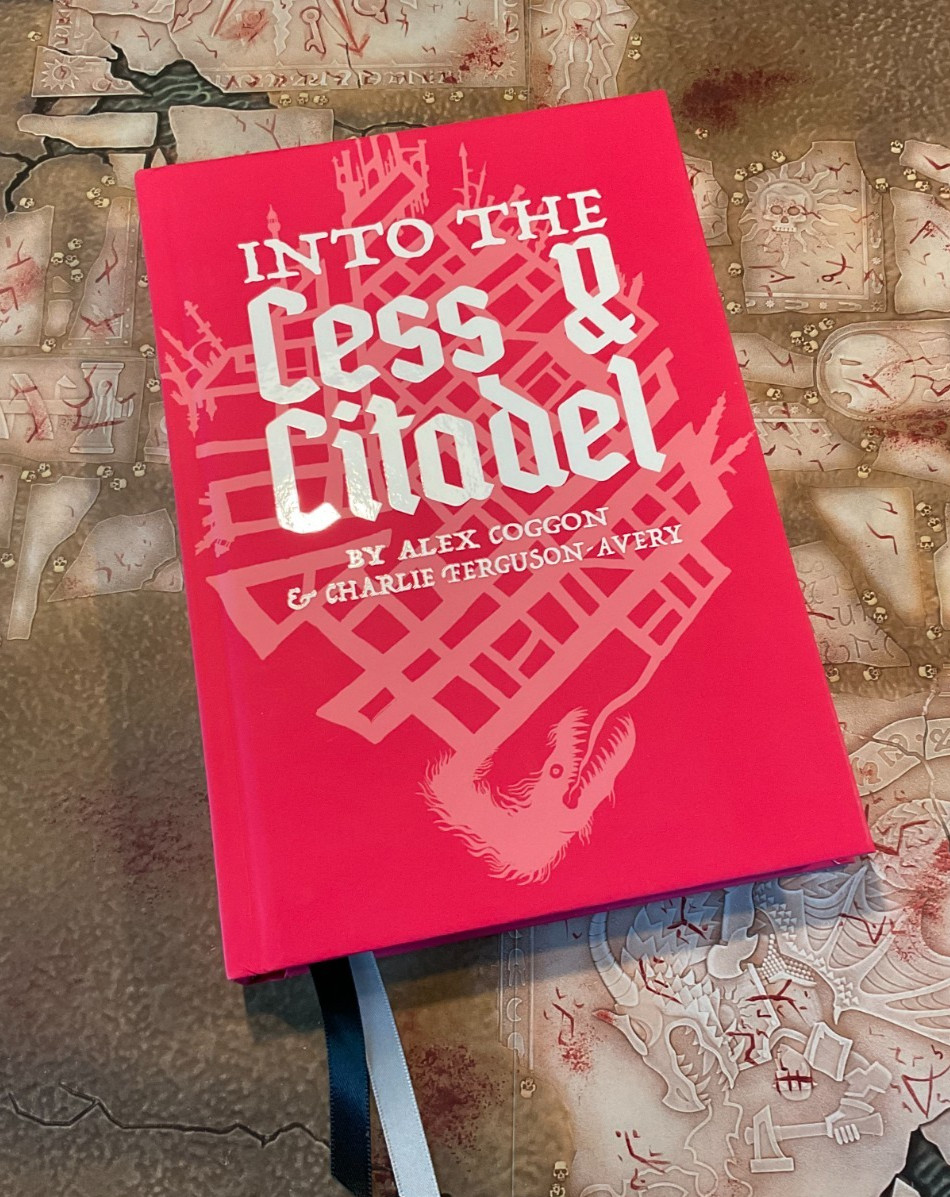 Into the Cess & Citadel Alex Coggon Feral Indie Wet Ink OSR OSRIC RPG HC new