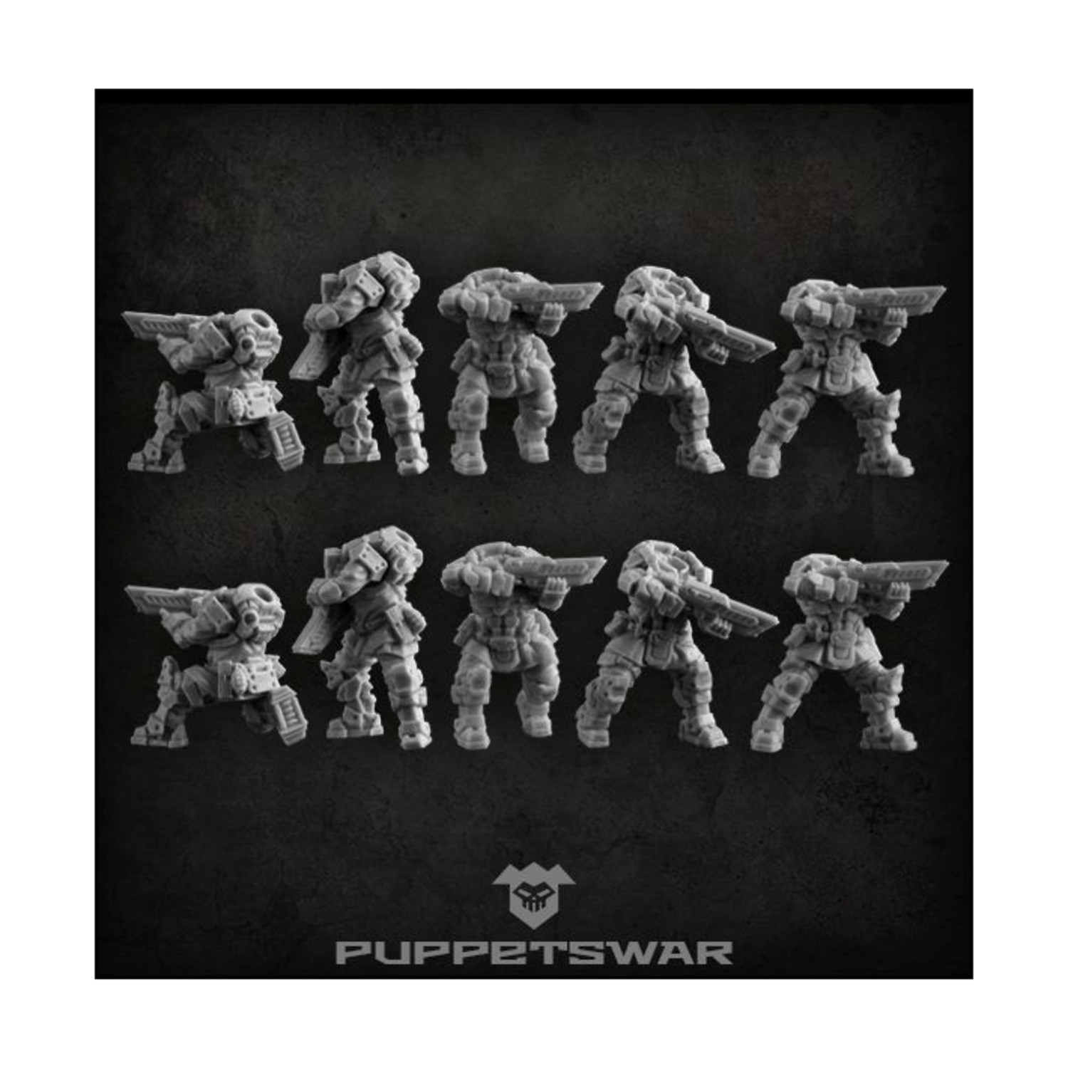 Puppetswar SF Mini 32mm Elite Troopers Bodies Pack New