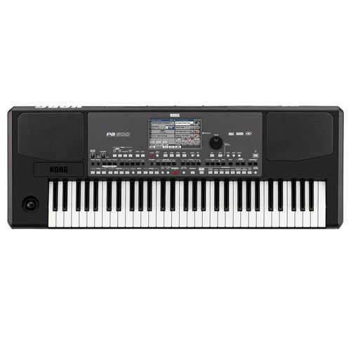 Korg PA600 61-Key Professional Arranger Keyboard with Bench and Accessory Bundle