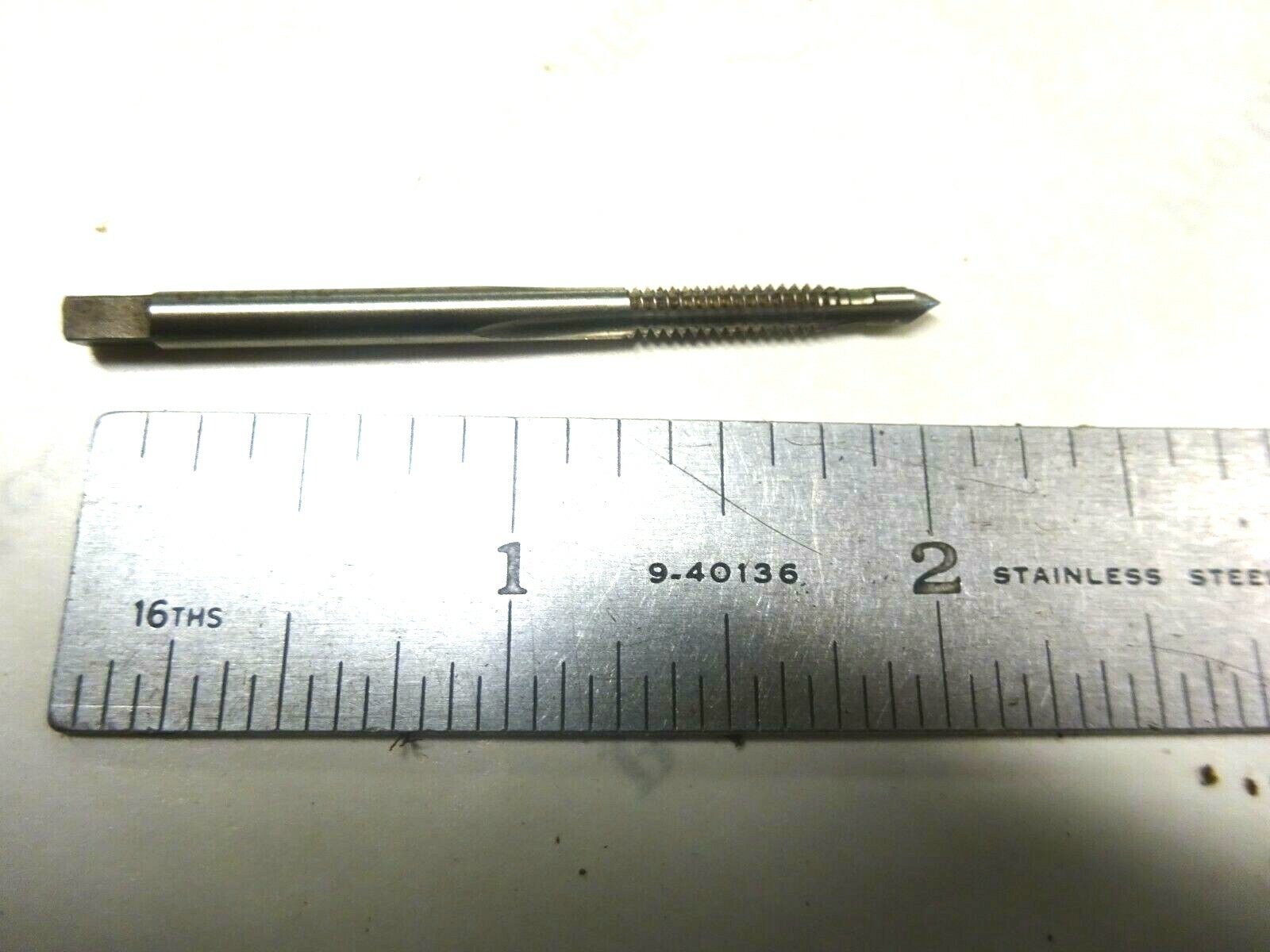 NEW USA MADE THREADWELL 6-32 3 FLUTE TAP WITH PLIOT