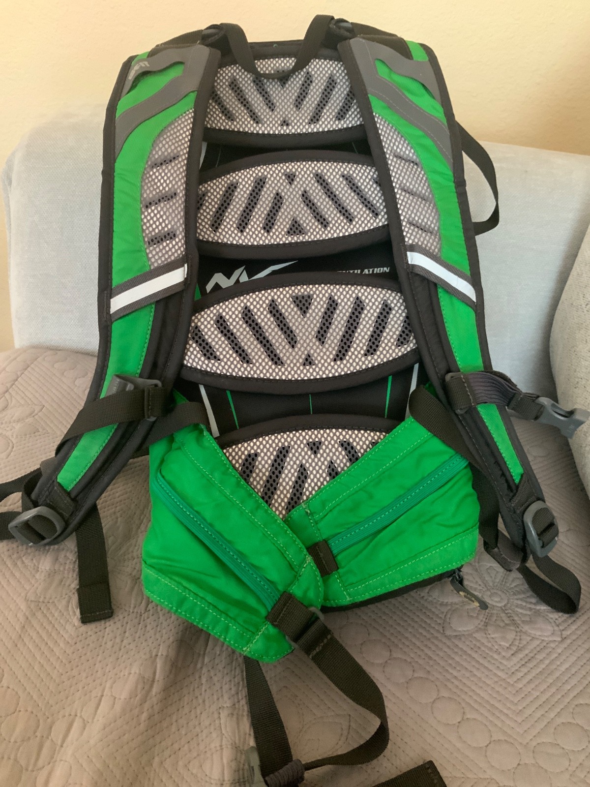 CamelBak Green Black and White Hydration Backpack