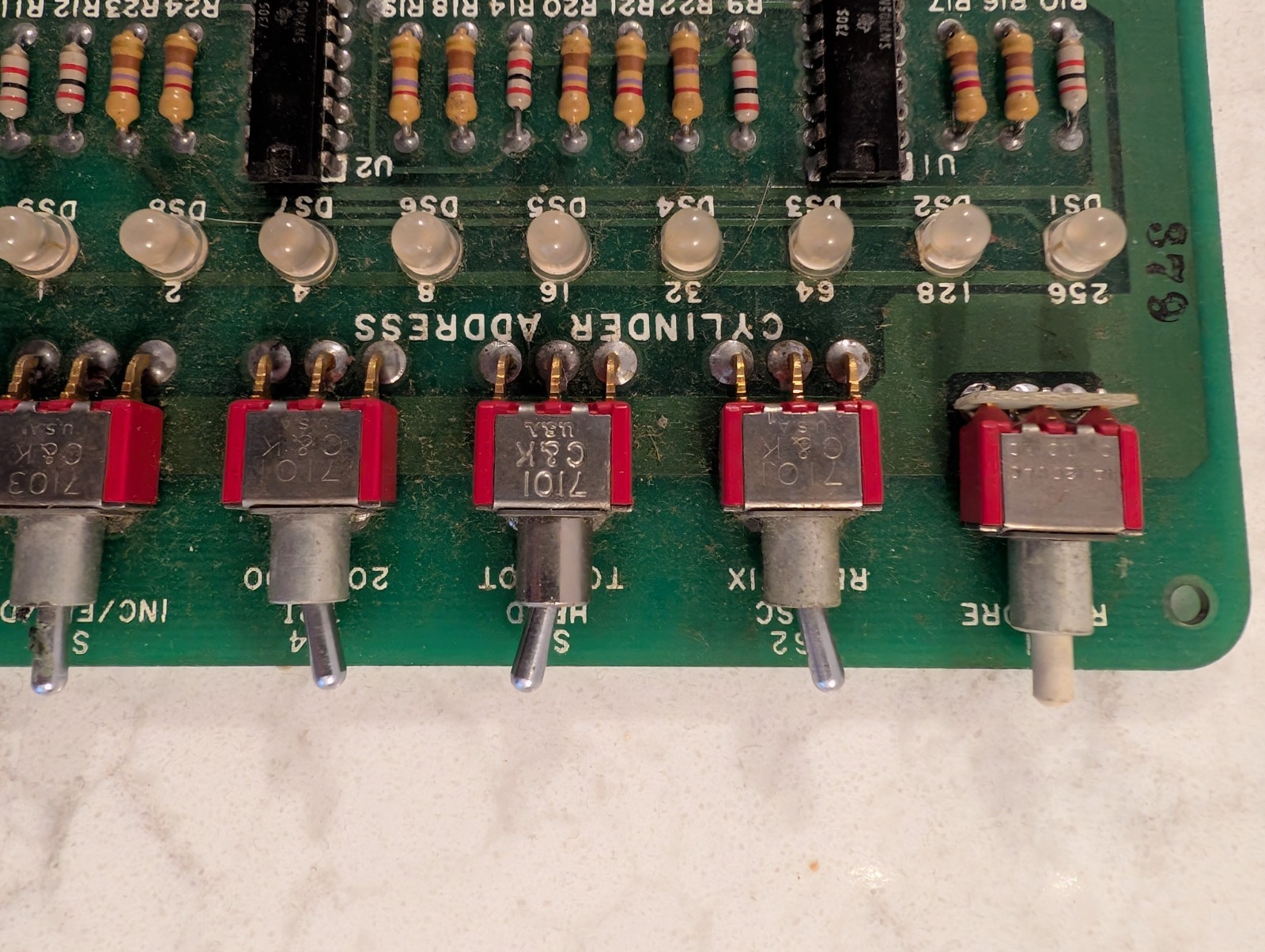 Vintage 1970s Wangco Disk Test Board