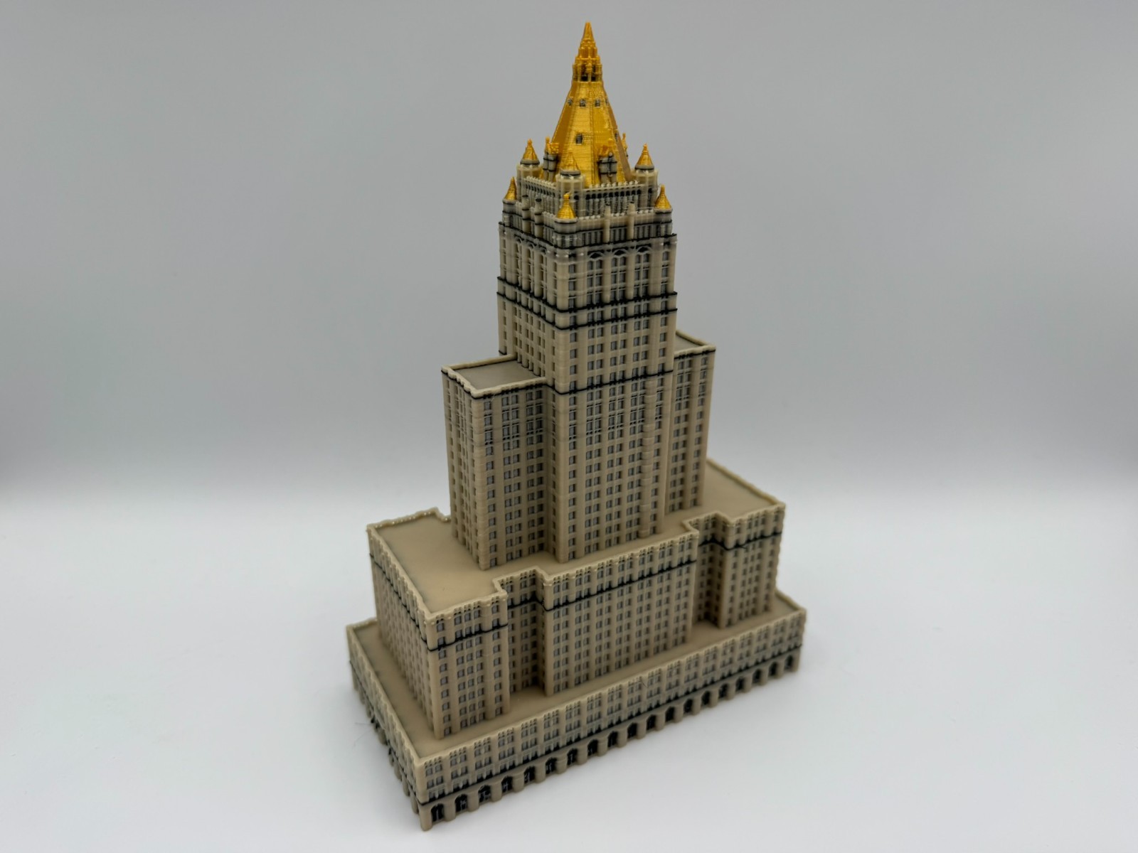 New York Life Building Model- 3D Printed Full Color