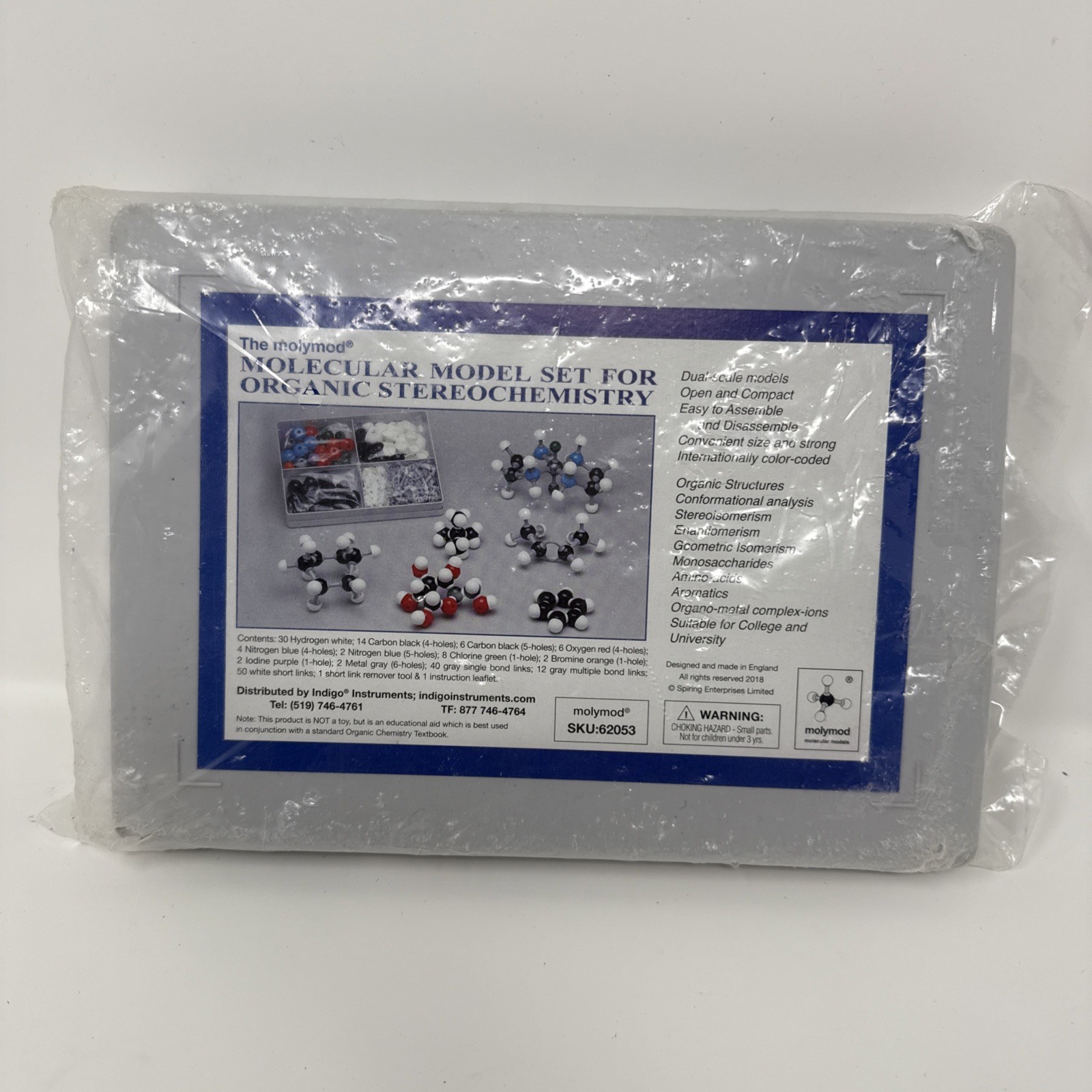 Molymod Molecular Student Model Set For Organic Stereochemistry #62053