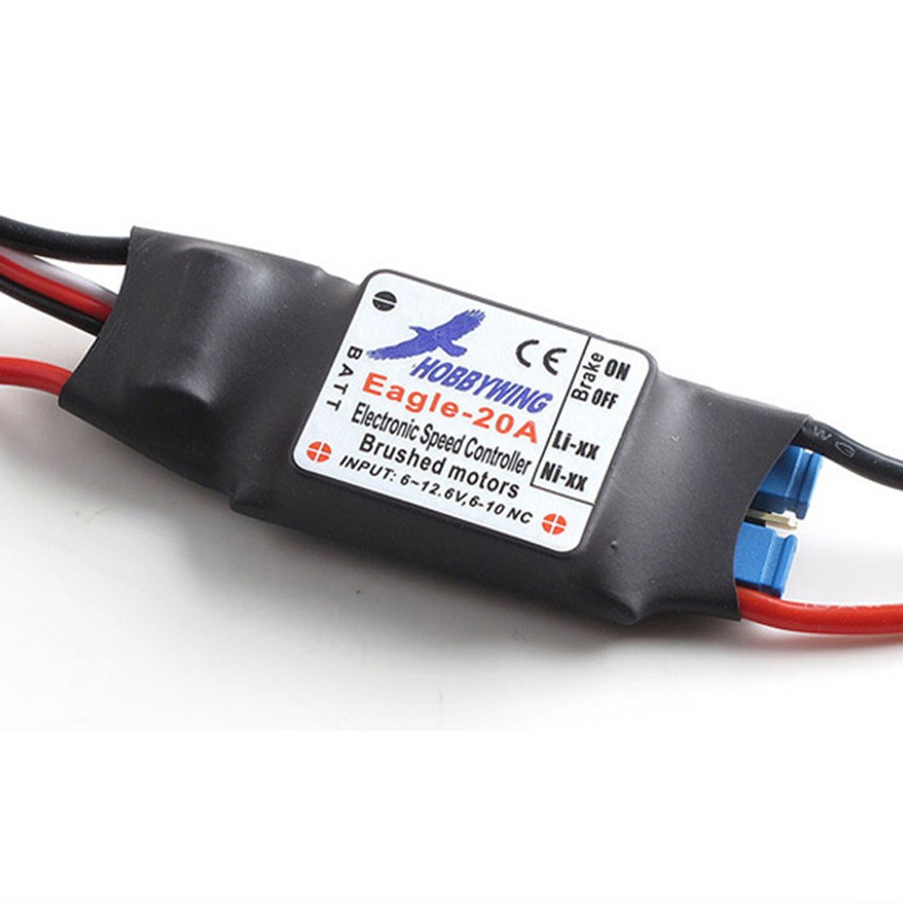 RC Airplane Plane Brushed Motor ESC for Hobbywing Eagle 20A Speed Controller