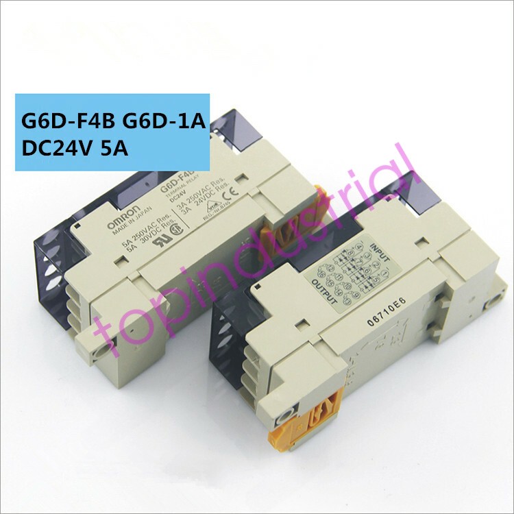 Original terminal relay module module G6D-F4B G6D-1A DC24V 5A ultra-thin relay