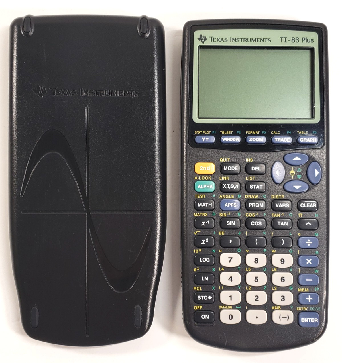 Texas Instruments TI-83 Plus Graphing Calculator with Slide Cover - Working
