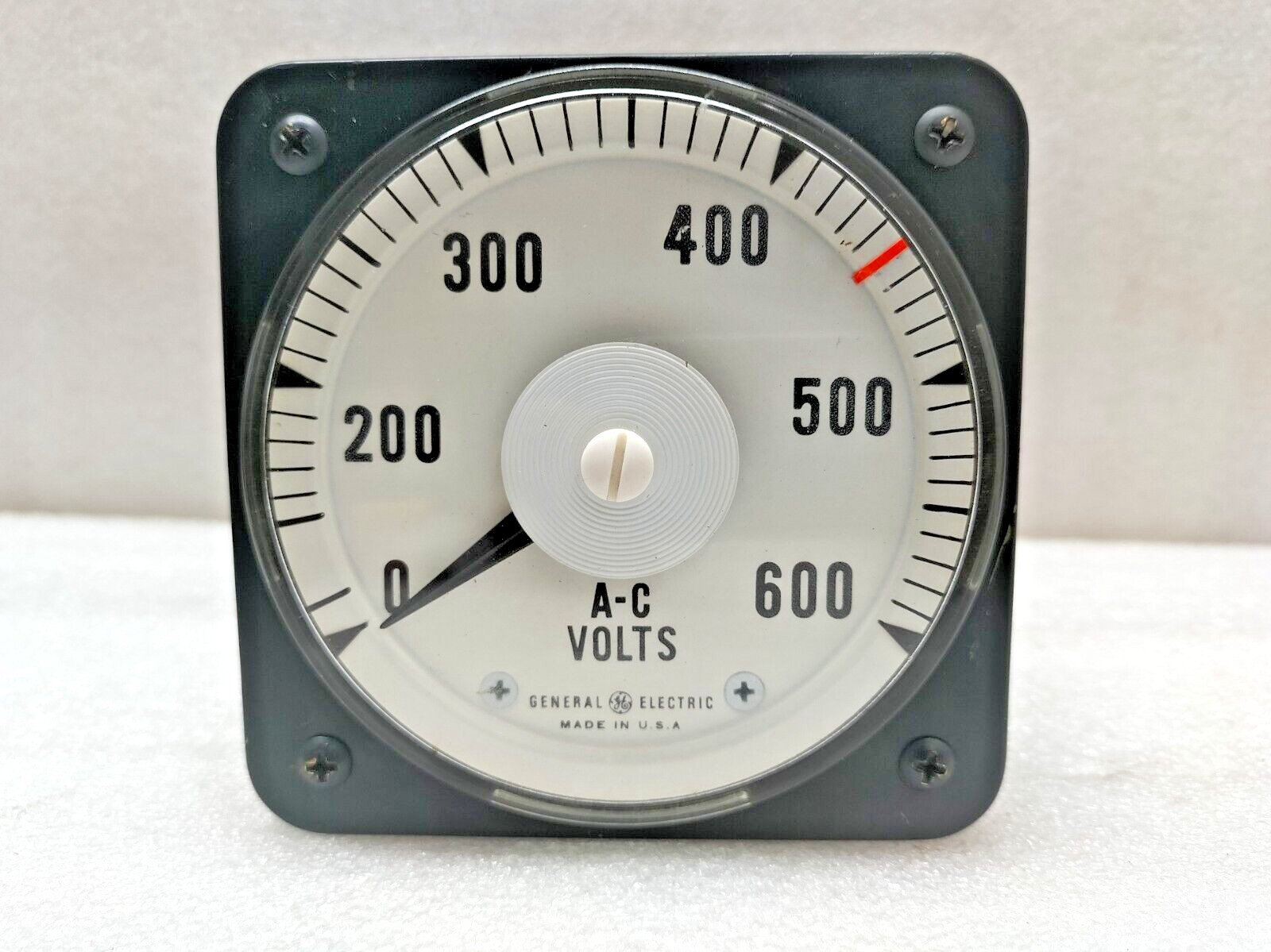 GENERAL ELECTRIC 100021PZSJI A-C VOLTMETER TYPE AB18
