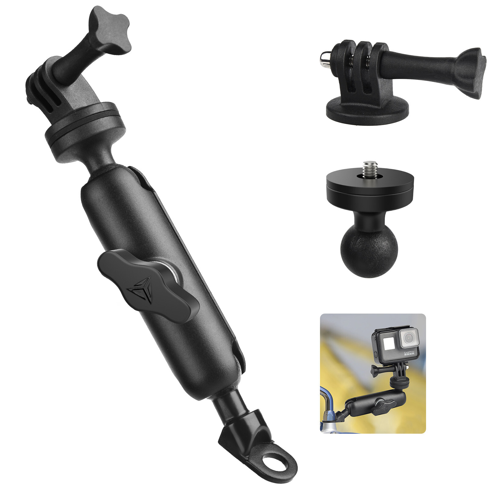 Motorcycle Camera Bracket Handlebar/Mirror Mount Holder For Gopro Action Camera