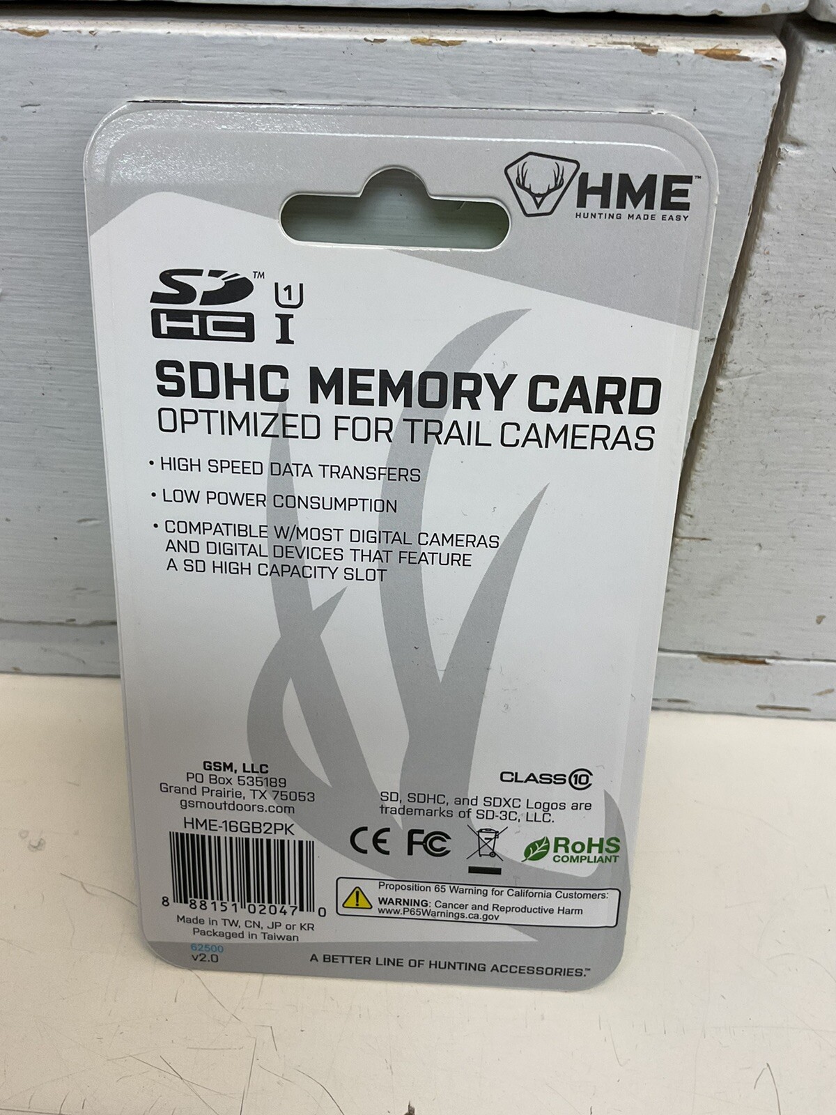 HME SDHC 16gb Memory Card 2-pack - NEW Factory Sealed - HME-16GB2PK