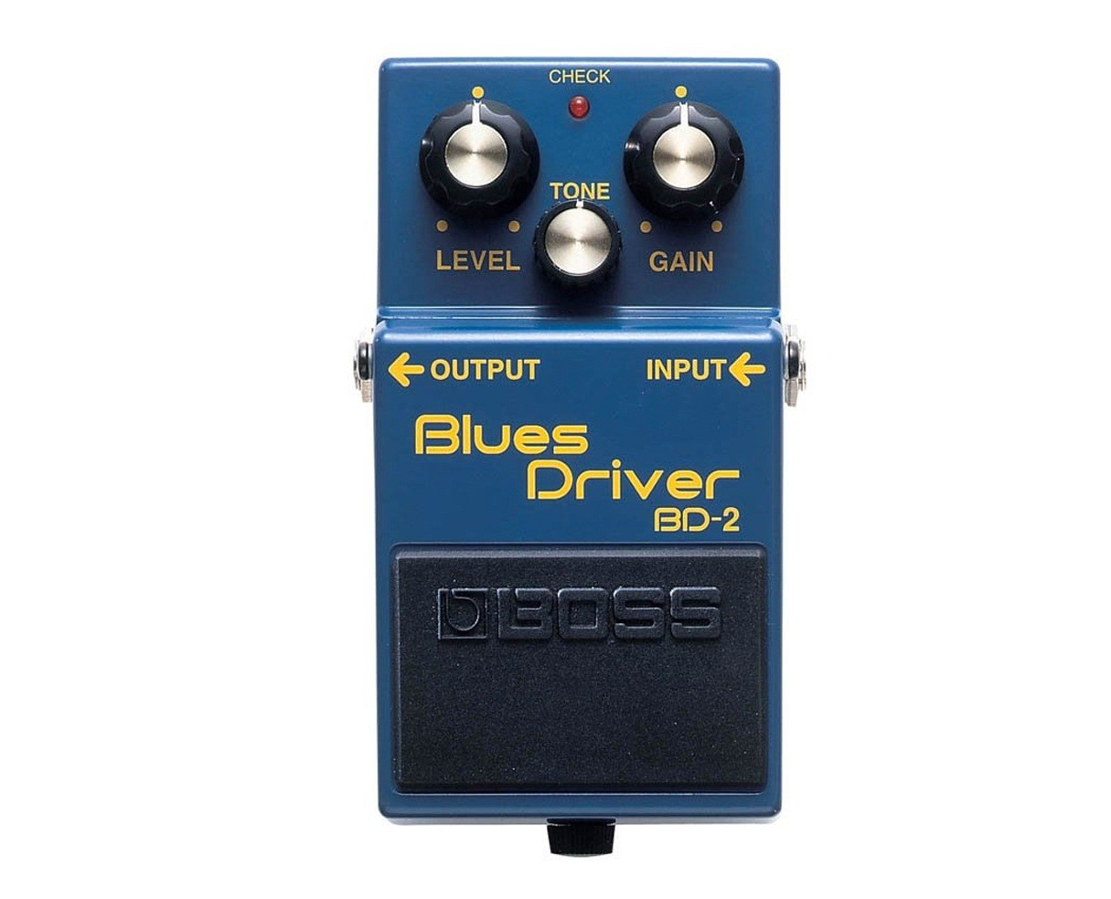 Boss BD-2 Blues Driver Overdrive and Distortion Pedal + Gator Patch Cable 3 Pack