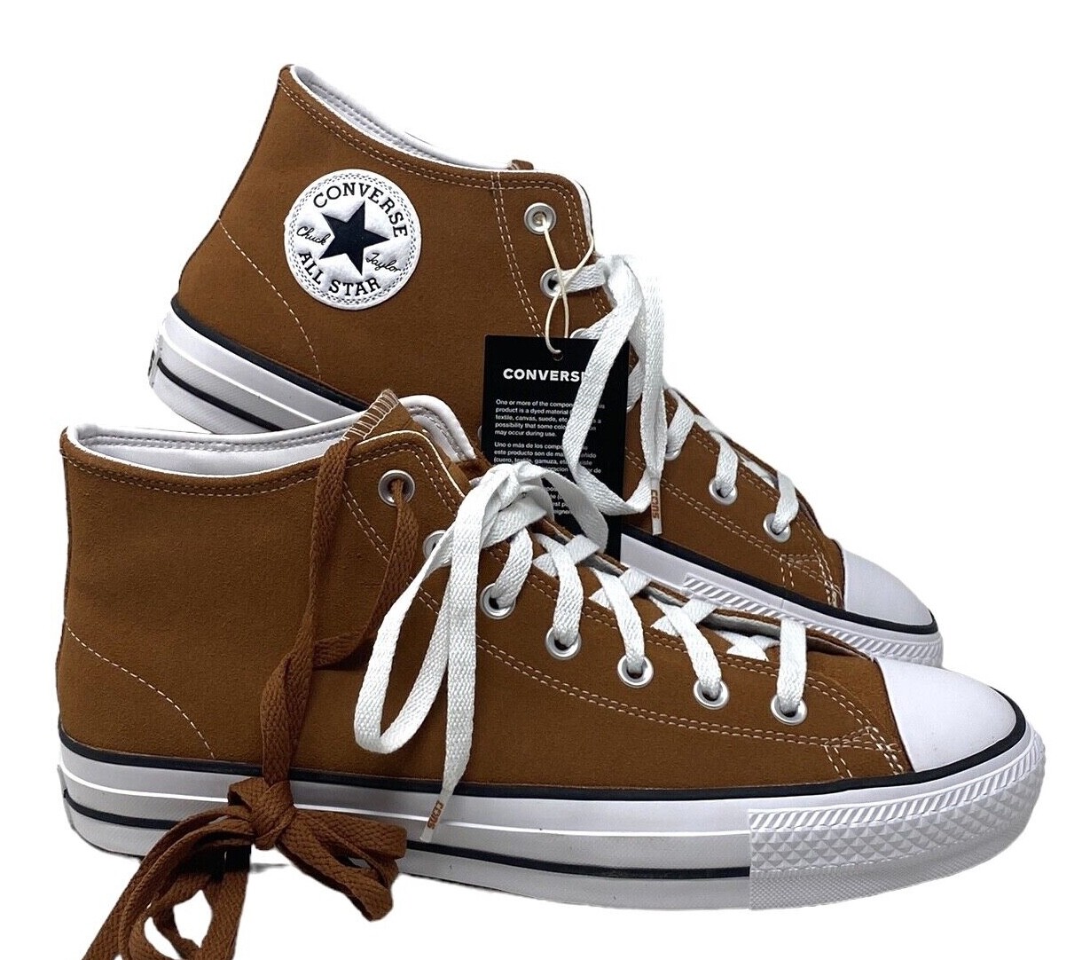 Converse CONS Chuck Taylor Pro Mid Shoes Suede Tawny Owl Sneakers Men's A04601C