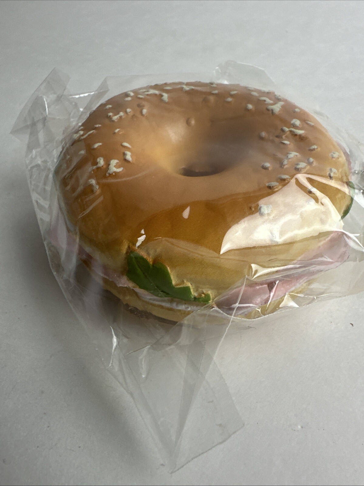 Uncle Nic’s N De Bakery Bagel Sesame Seed Everything squish Charm Sandwich