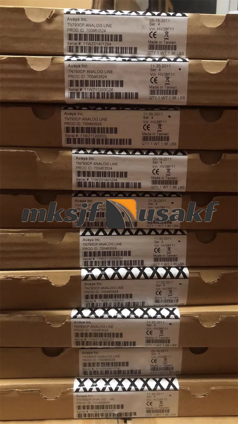 New in Box Avaya TN793CP HV5 24-Port Analog Circuit Pack 700306517R US Free tax
