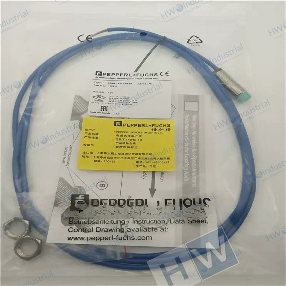 1/Piece NJ4-12GM-N New P +Fuchs Proximity Switch Sensor