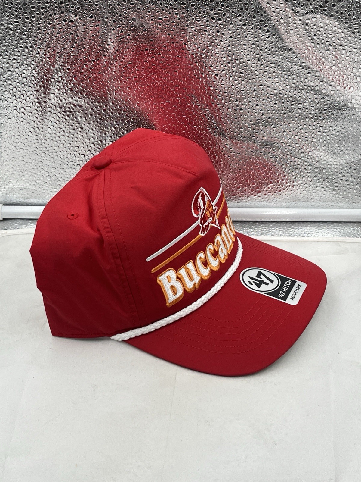 Tampa Bay Buccaneers NFL '47 Throwback Red Hitch Rope Snapback Adjustable Hat