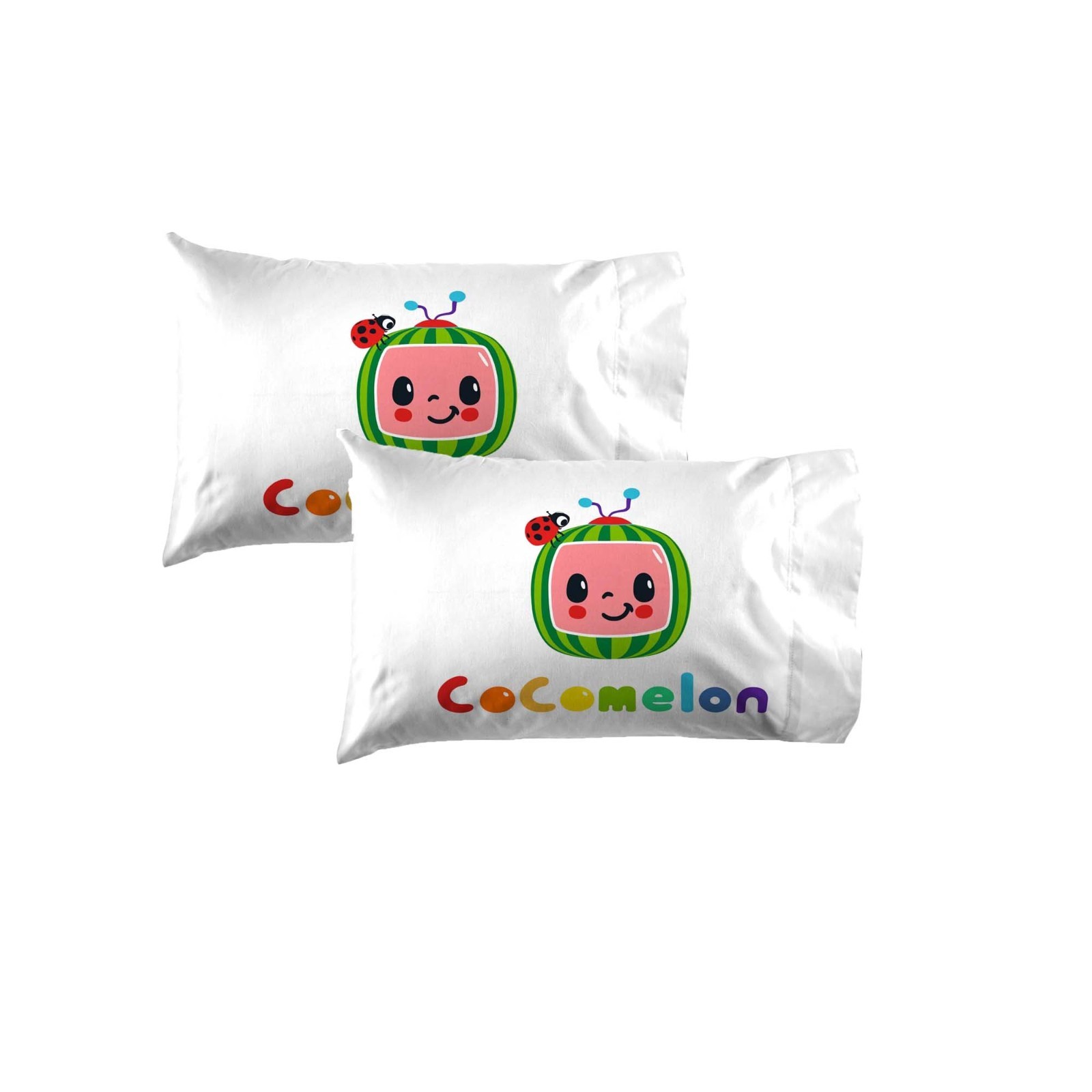 CoComelon Kids Pillowcase Set 2Pc Standard Size Soft Microfiber Pillow Covers