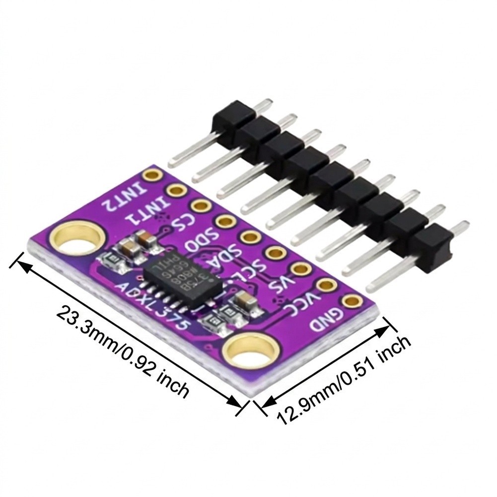 ADXL375 Accelerometer Module for Motion Detection in Embedded Projects