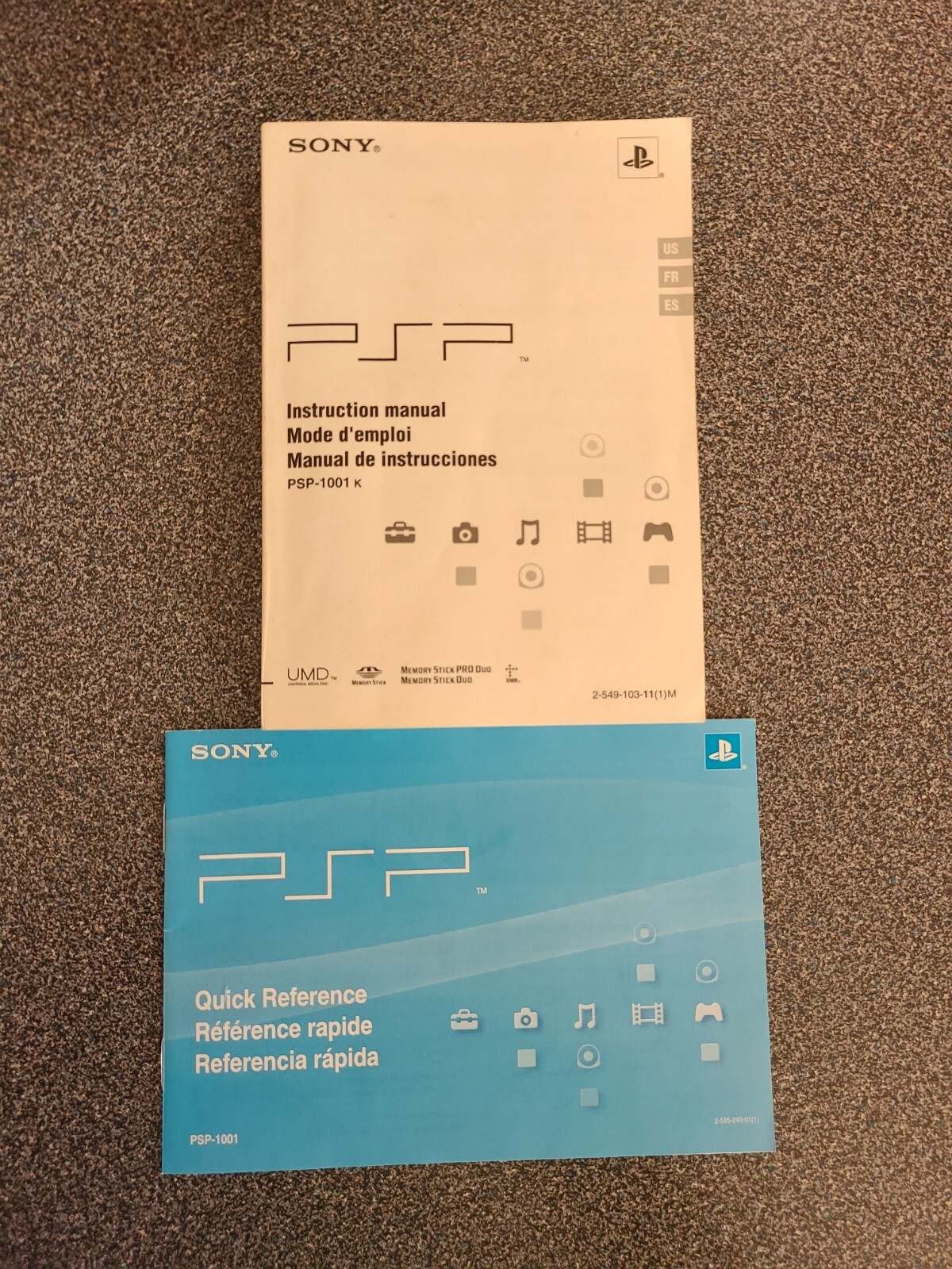Sony PSP - 2005 Quick Reference / Instruction Manual