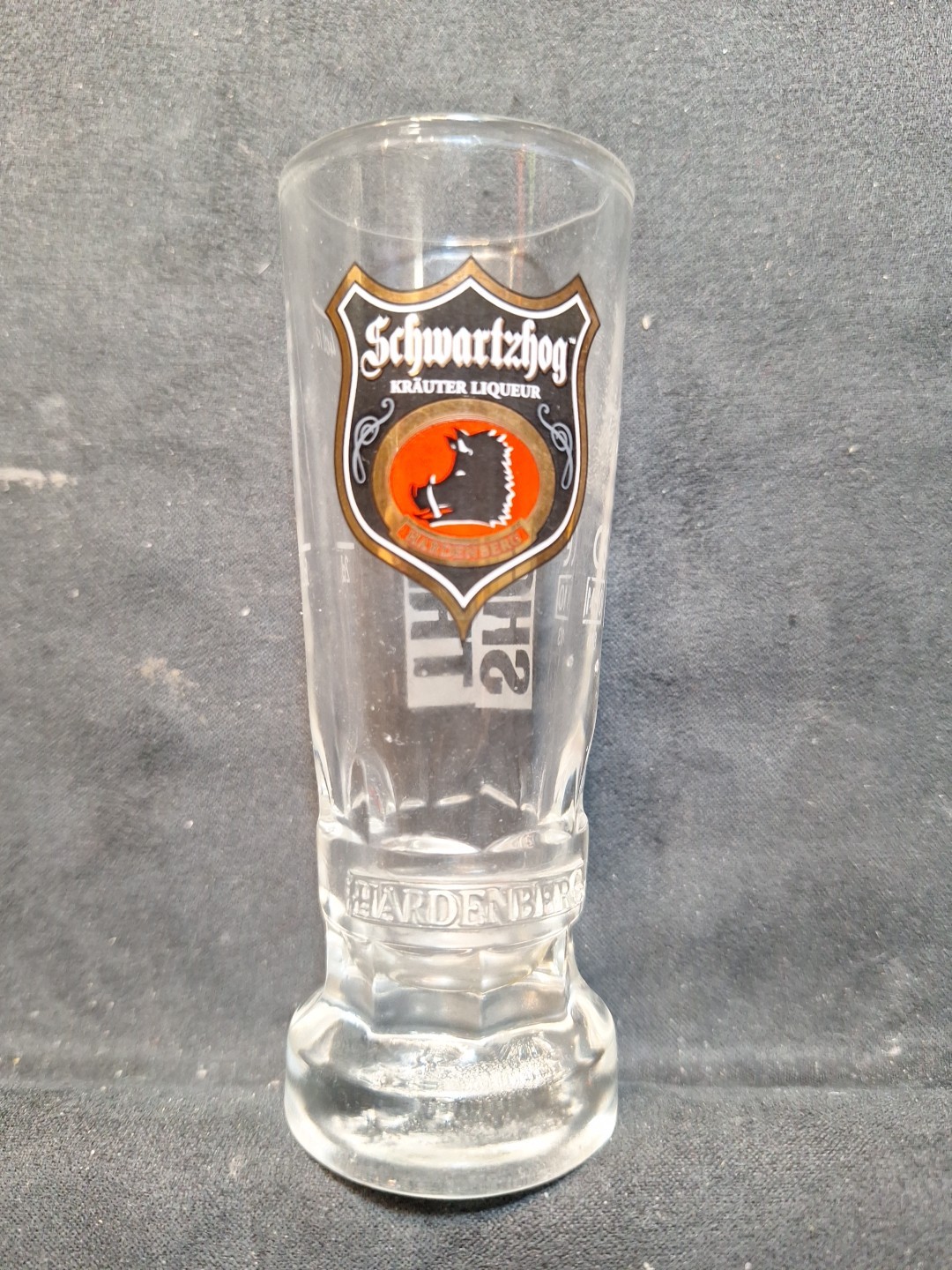 Hardenberg Germany Scheartzhog Kräuter Liqueur Shoot Glass