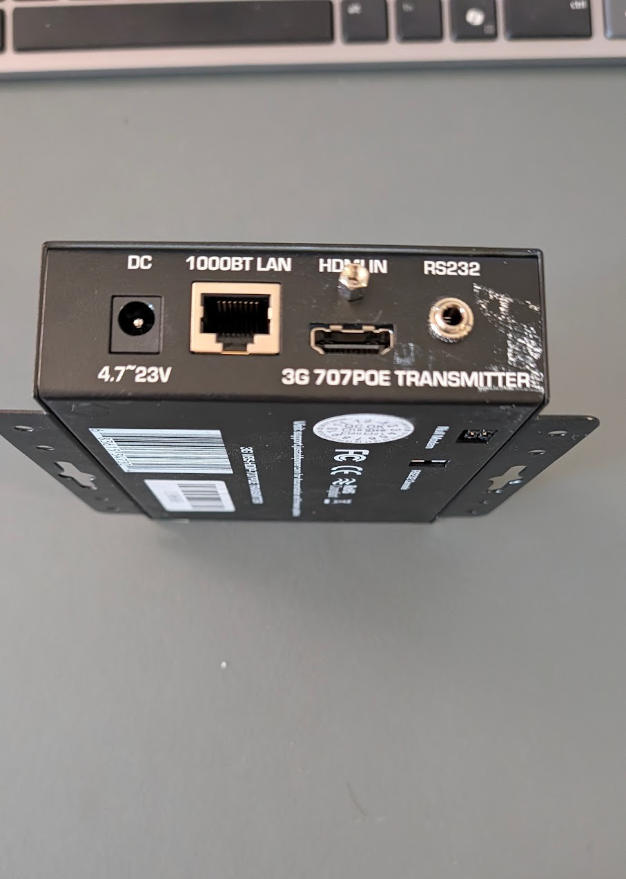 Just Add Power 3G 707POE TX Ultra HD IP Hi Fidelity Gigabit POE Transmitter NICE