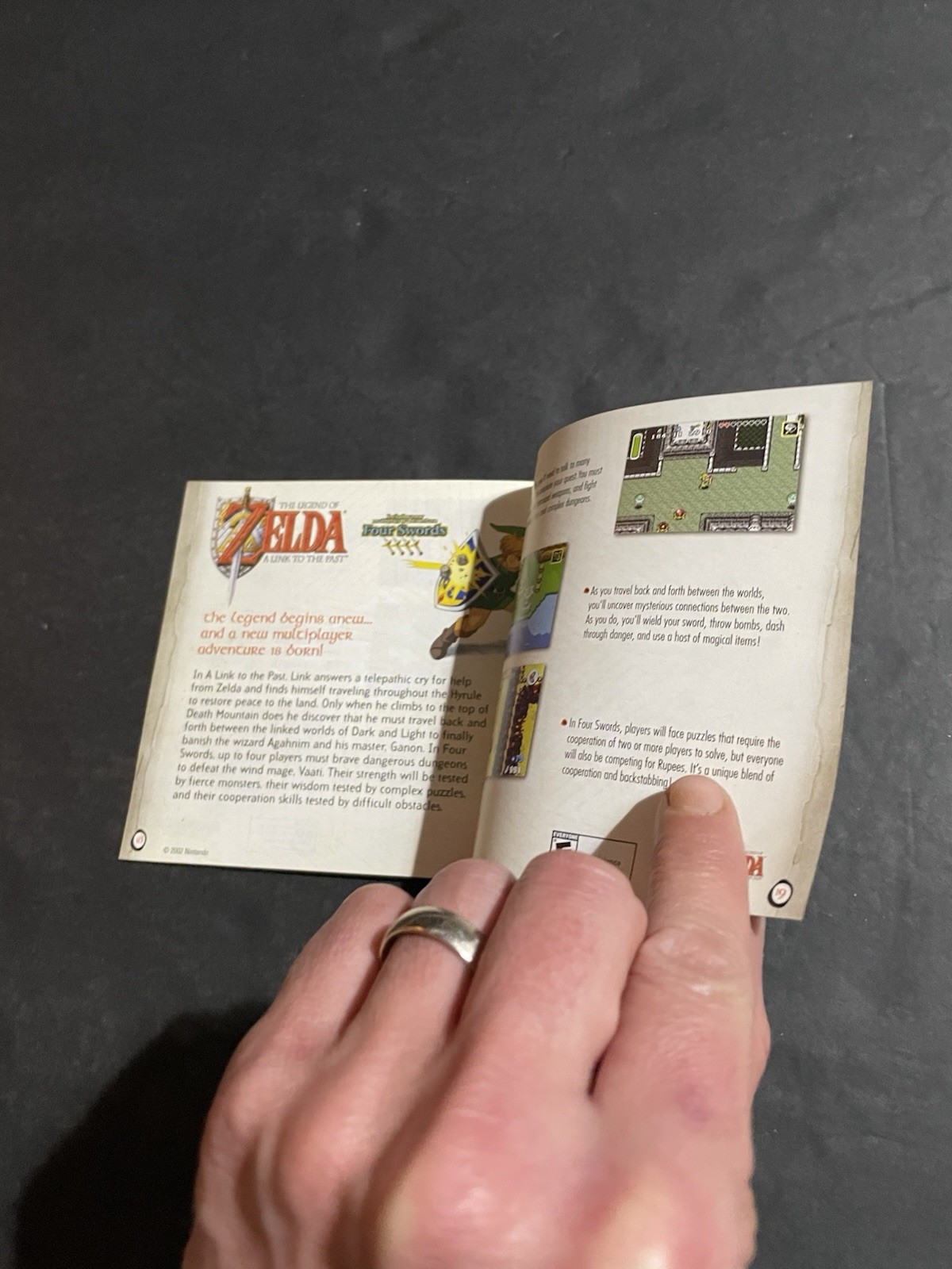 Nintendo gameboy advance journey is the beginning Insert GBA