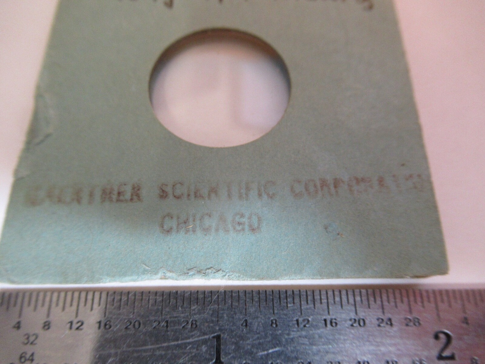 OPTICAL FILTER L293 Hg 1/4 LAMBDA RETARDATION OPTICS AS PICTURED &A3-B-13
