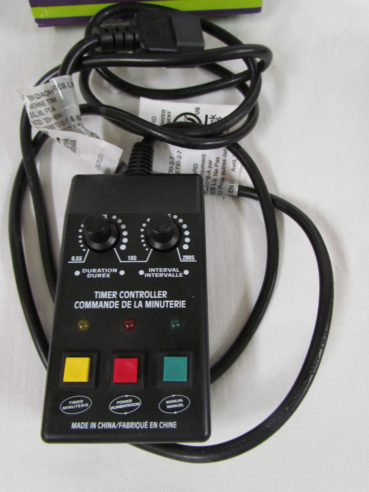 Spirit Halloween Fog Machine Timer Controller