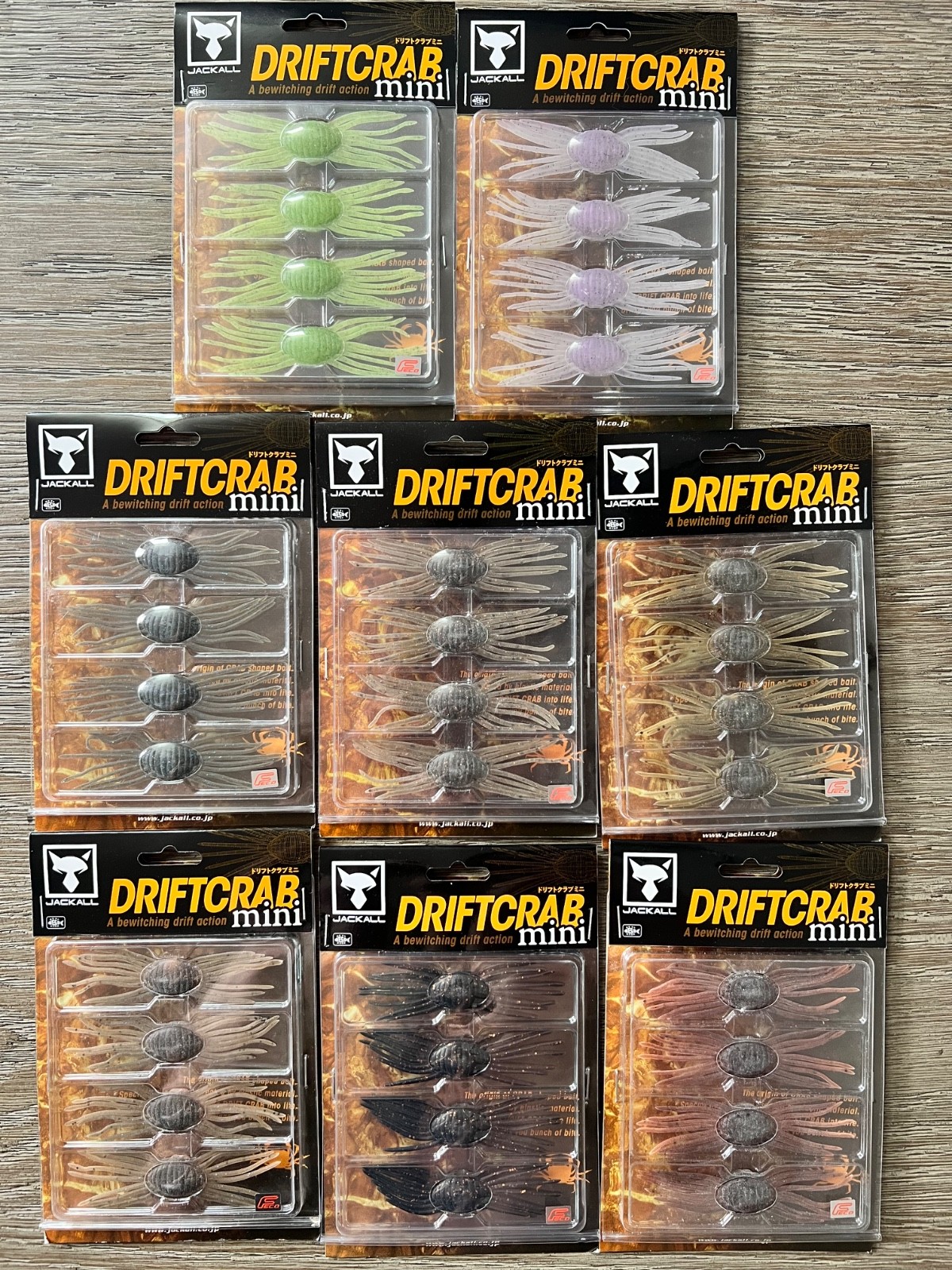 Jackall DRIFTCRAB Mini JDM Creature Crab Bait Soft Plastic Lures - CHOOSE COLOR