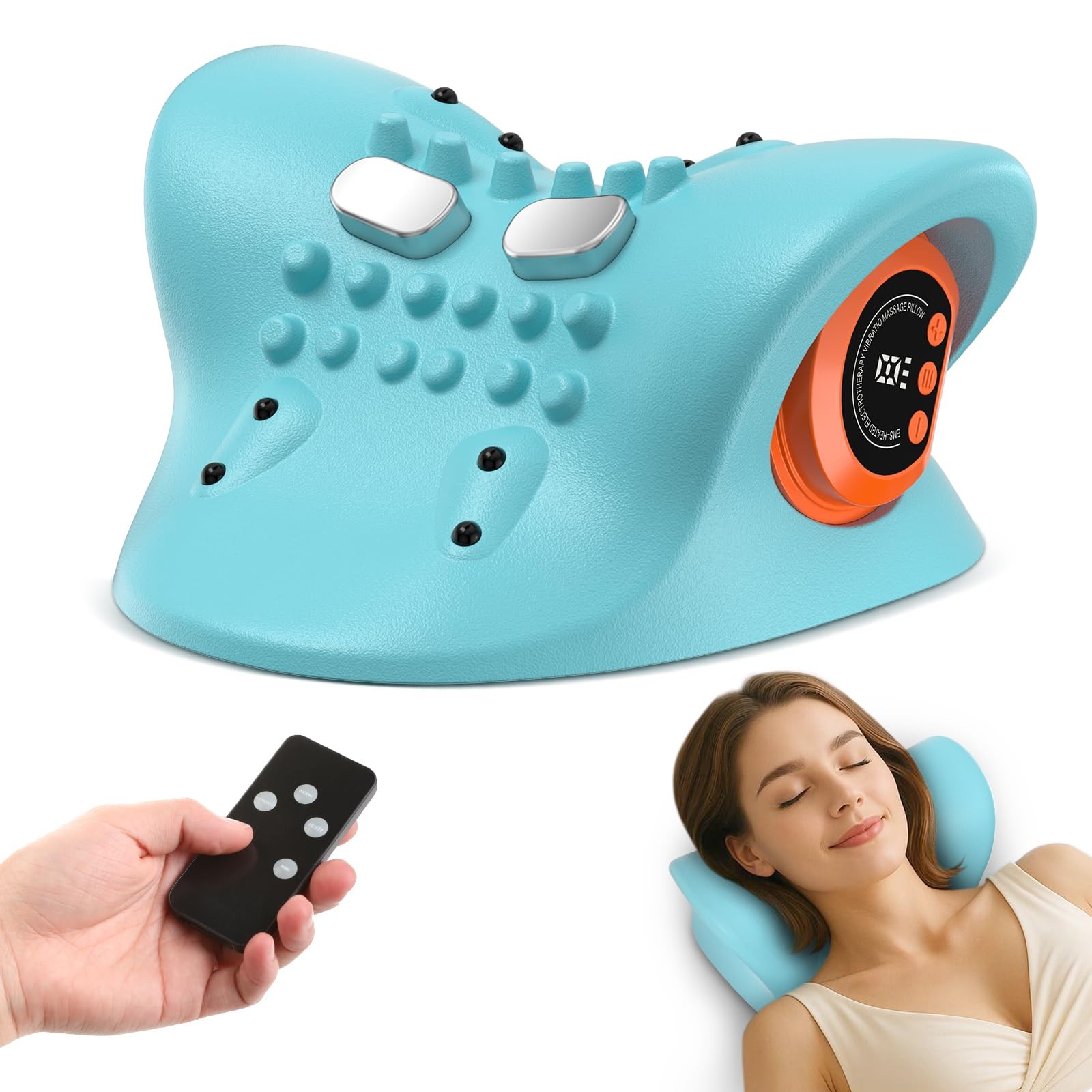 Neck Massager 2026 New Upgrade 3 in 1 Portable Massager with Heat &Comfortabl...