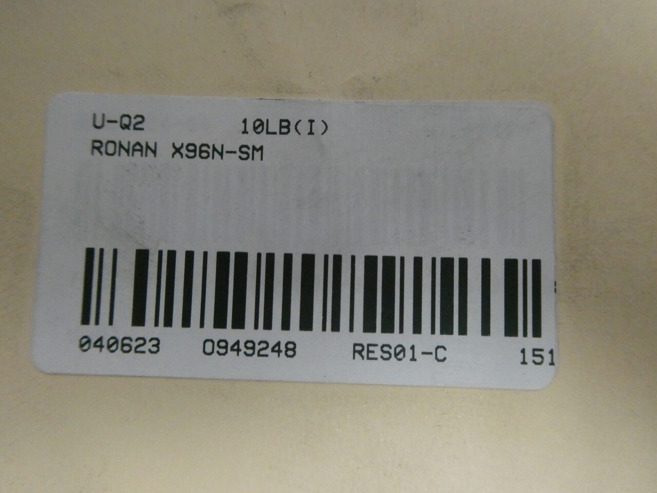 Ronan X96N-SM Process Computer Densitometer 115v-ac