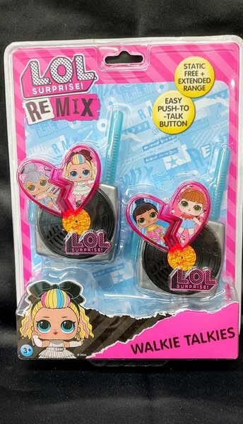 LOL Surprise Remix OMG Walkie Talkies for Kids - Long Range Static Free