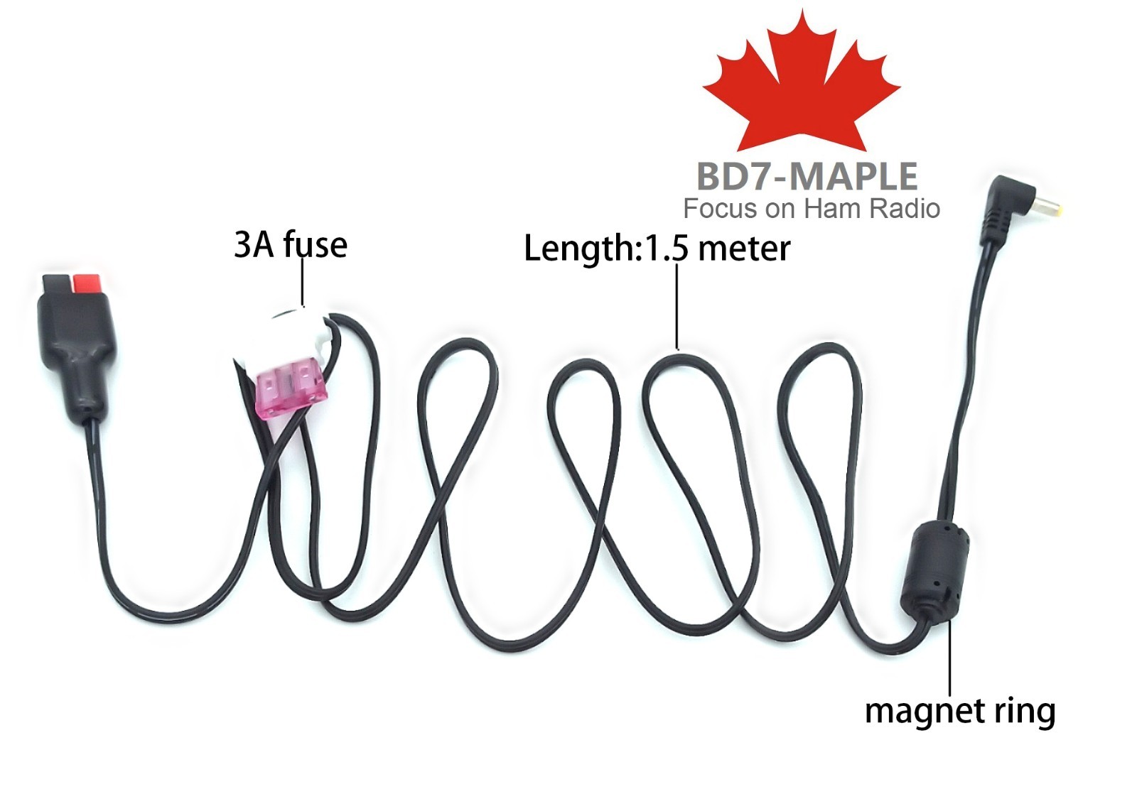 DC Power cord cable Yaesu FT-817ND FT-818ND transceiver fits anderson powerpole