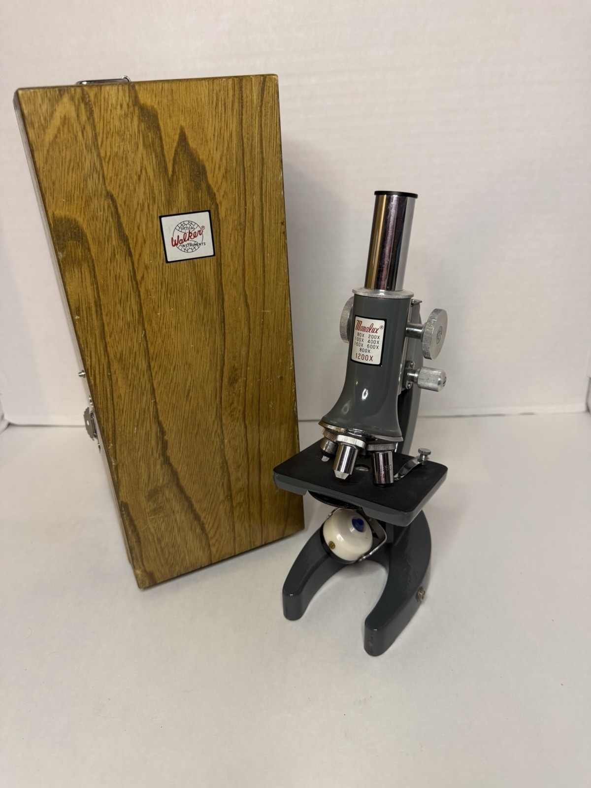 Vintage Walker Industries Microscope Set Japan - Missing on Switch
