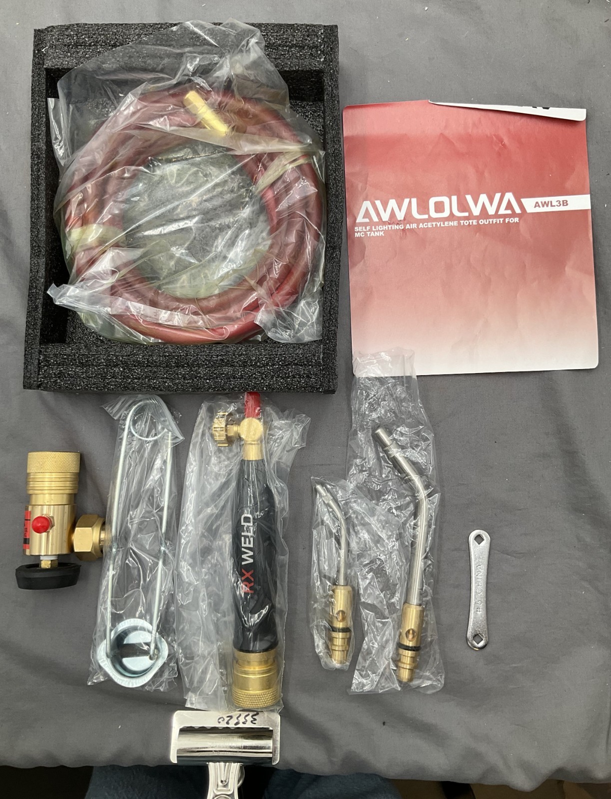 AWLOLWA AWL3 Torch Kit Air Acetylene  Brand New open Box