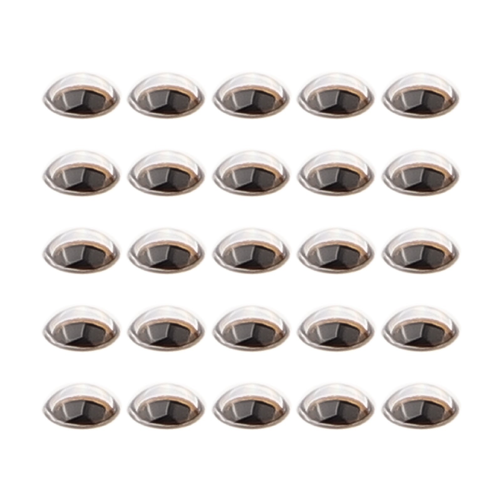 300 Pc 3/4/5/6mm Snake Pupil Red 3D Holographic Fishing Lure Eyes Fly Tying DIY