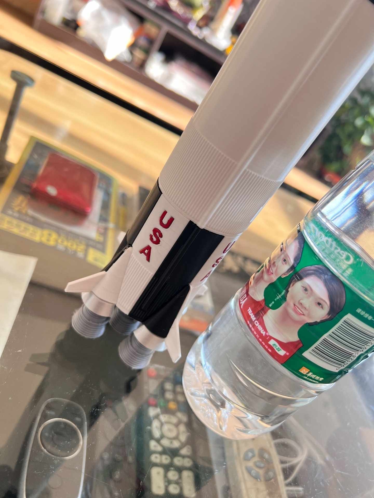 1/200 Scale NASA Saturn V Rocket Model 3D Build Painted