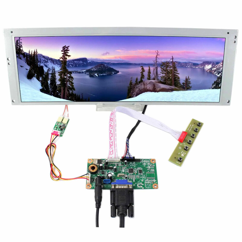 14.9inch 1280x390 Bar Stretched LTA149B780F LCD Panel Monitor VGA LCD with Board