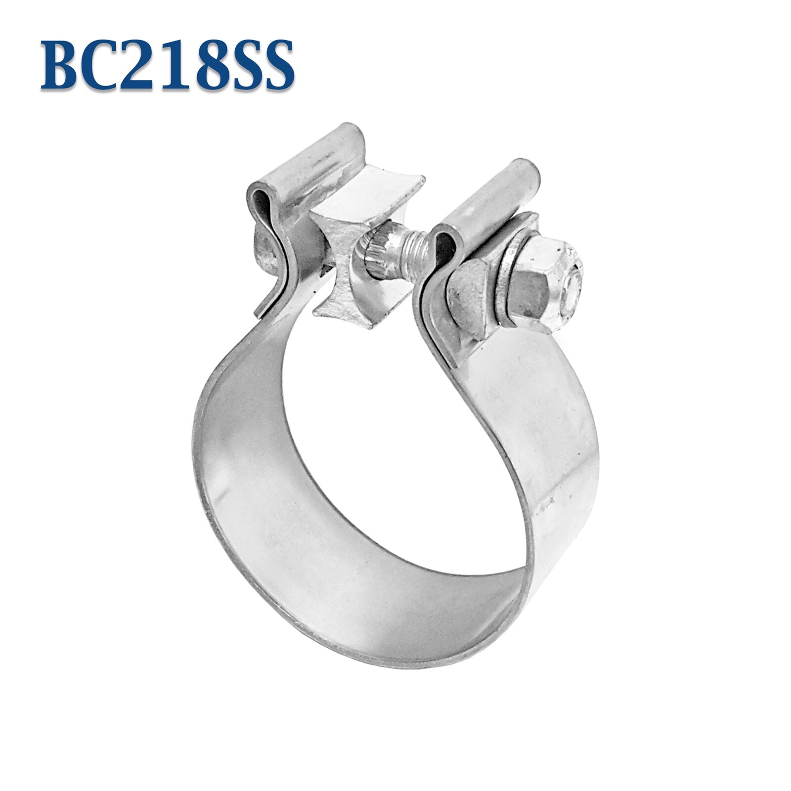 2 1/8" 2.125" Band Exhaust Clamp Heavy Duty Bear River Quality Stainless Steel